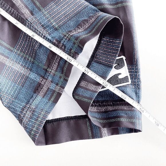 Billabong Mens Plaid Cargo Recycler Hydrostretch Platinum Board Shorts Size 28 - Picture 7 of 7